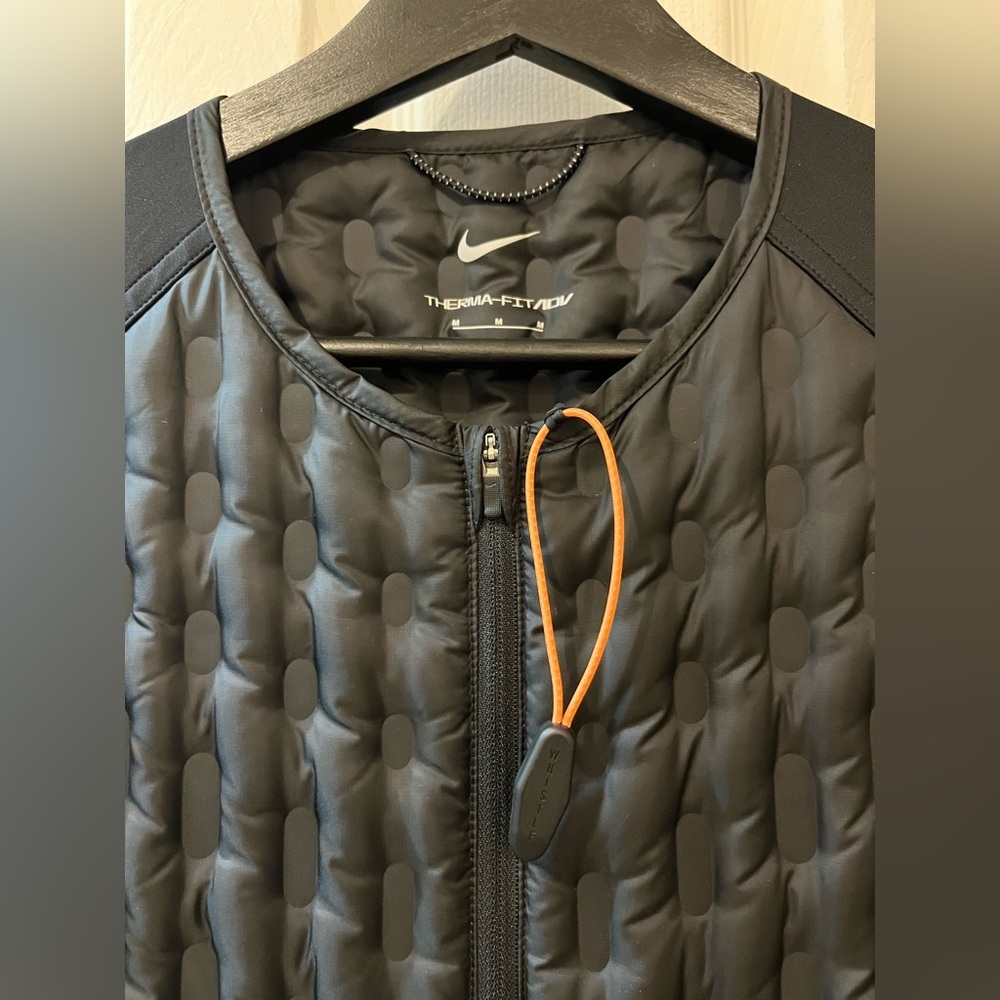 New Nike Women's Black ThermaFit ADV Aeroloft Quilted Running Vest - Picture 2 of 6
